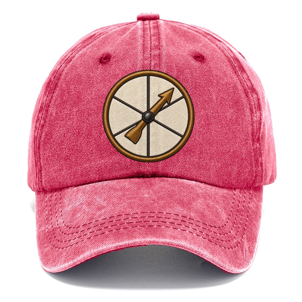 Spinner Arrow On A Round Dial Board Games Classic Cap – Pomegranate Blush