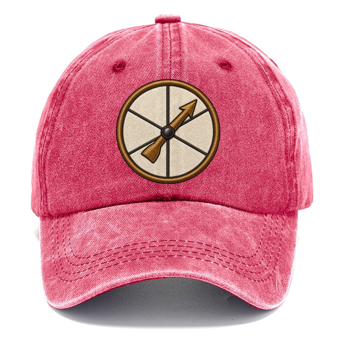 Spinner Arrow On A Round Dial Board Games Classic Cap – Pomegranate Blush