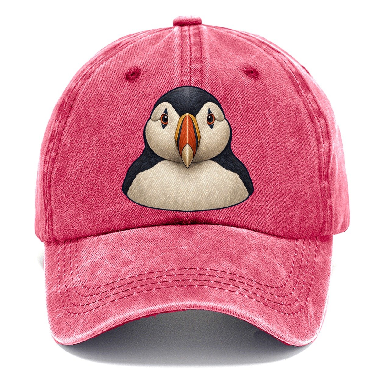 Puffin Bill Study Birdwatching Classic Cap – Pomegranate Blush
