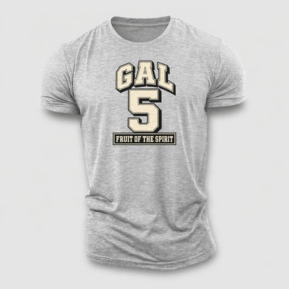 Galatians 5 Varsity Chapel Varsity Cotton T-Shirt – Sport Grey