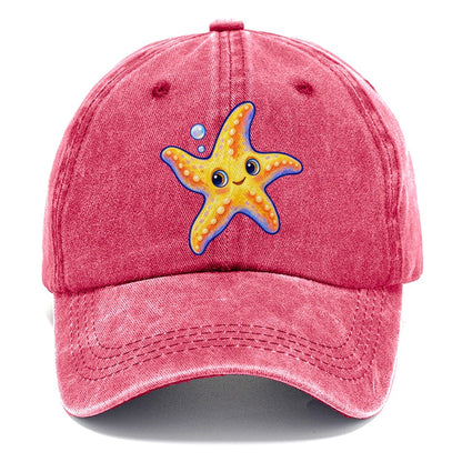 Starfish Side Float Sea Sprite Classic Cap – Pomegranate Blush