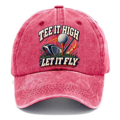 Tee It High Let It Fly Golf Life Classic Cap – Pomegranate Blush