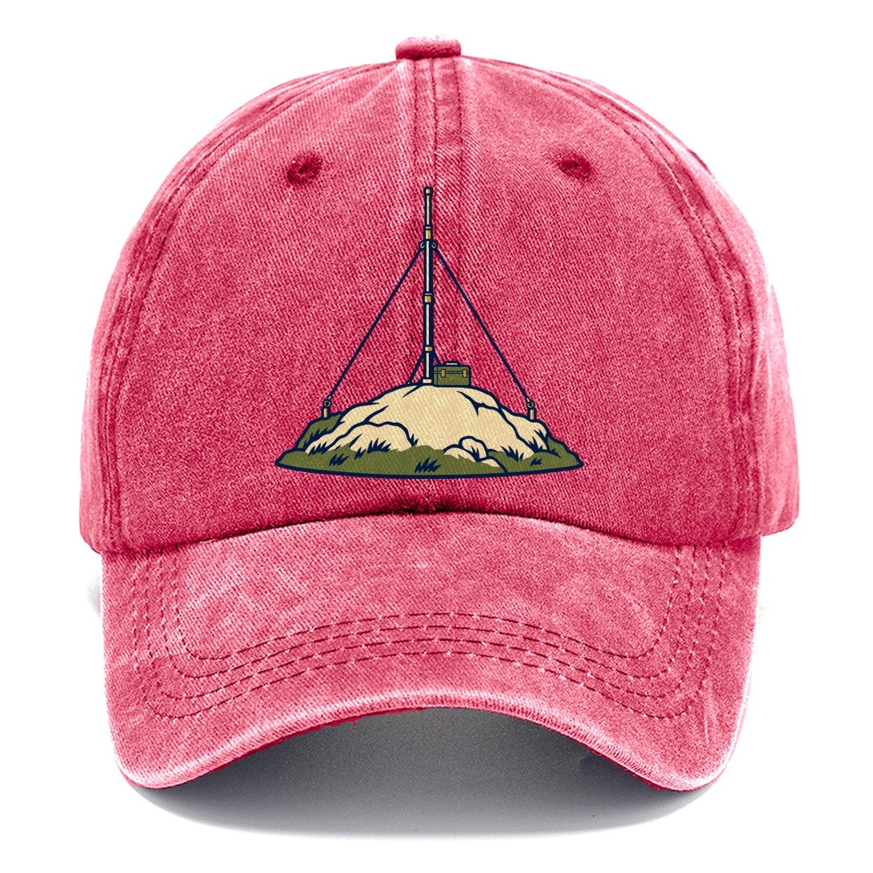 Hilltop Portable Station Amateur Radio Classic Cap – Pomegranate Blush