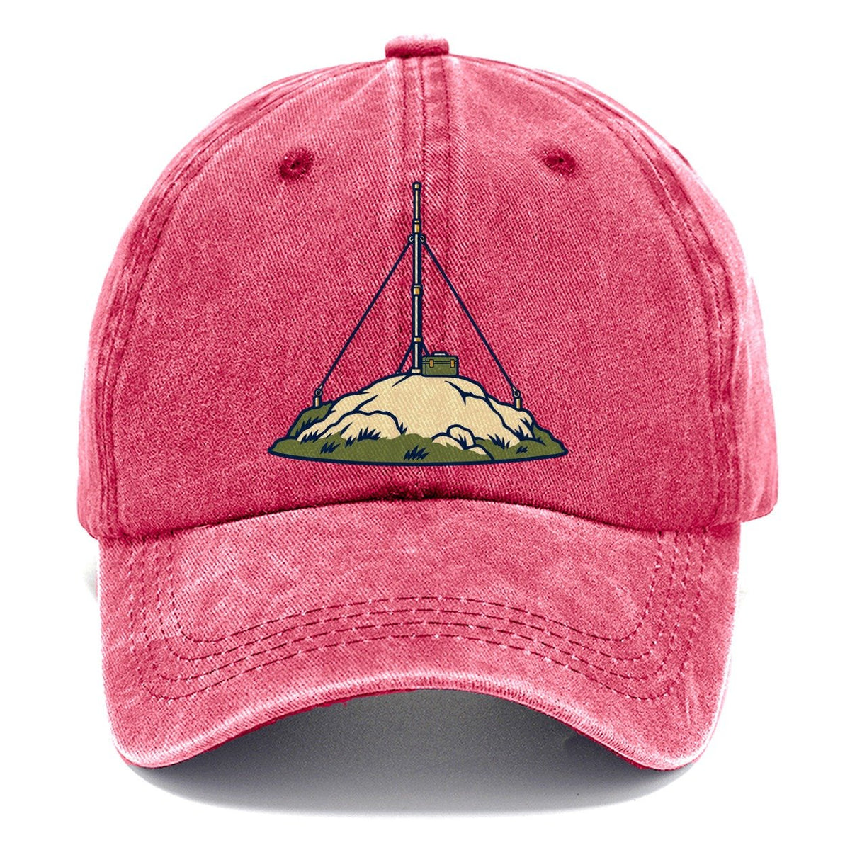 Hilltop Portable Station Amateur Radio Classic Cap – Pomegranate Blush