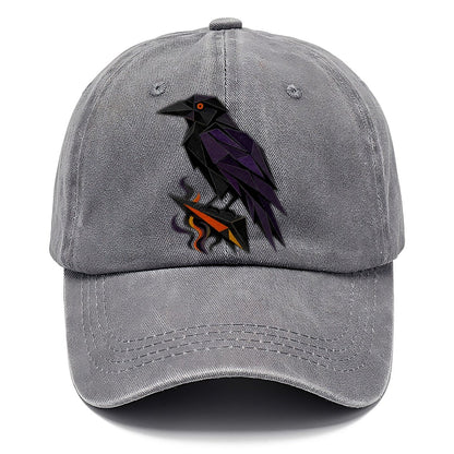 Raven Perched Profile Classic Cap – Urban Haze