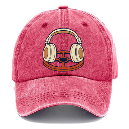 Headphones On The Coil Treasure Hunting Classic Cap – Pomegranate Blush