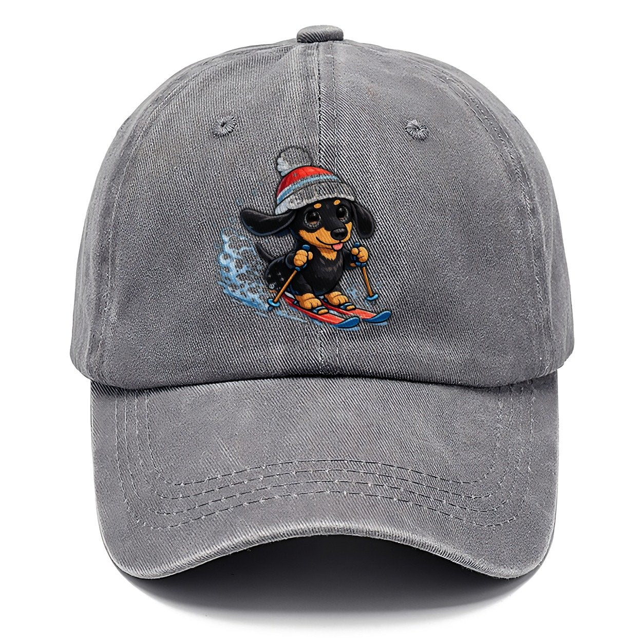 Skiing Dachshund Slopes Classic Cap – Urban Haze