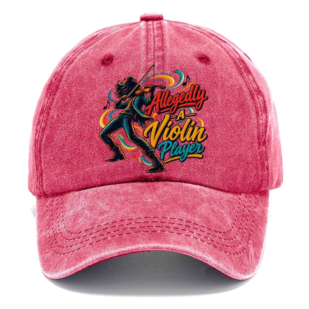 Allegedly A Violin Player Music Instruments Classic Cap – Pomegranate Blush