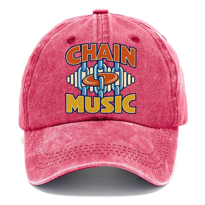 Chain Music Disc Golf Classic Cap – Pomegranate Blush
