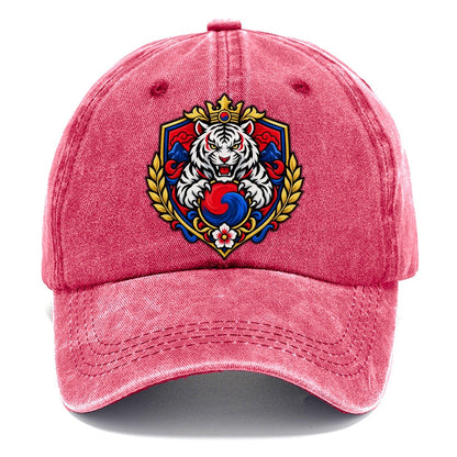 South Korea Heraldic Crest Country Logos Classic Cap – Pomegranate Blush