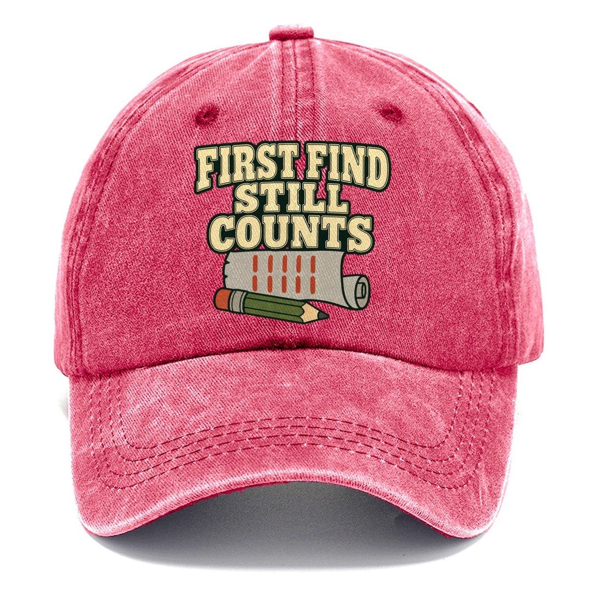 First Find Still Counts Geocaching Classic Cap – Pomegranate Blush