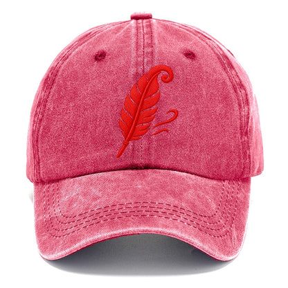 Feather Wind Curl Micro Motion Mark Classic Cap – Pomegranate Blush