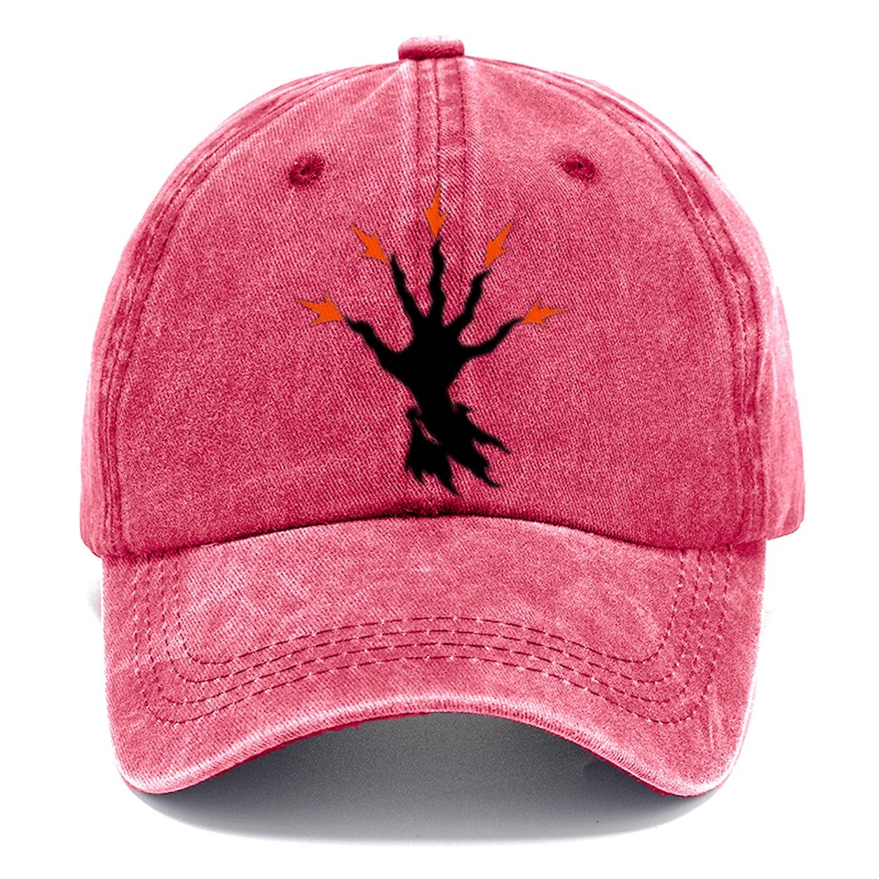 Spellcasting Hand With Sparks Witch Magic Classic Cap – Pomegranate Blush