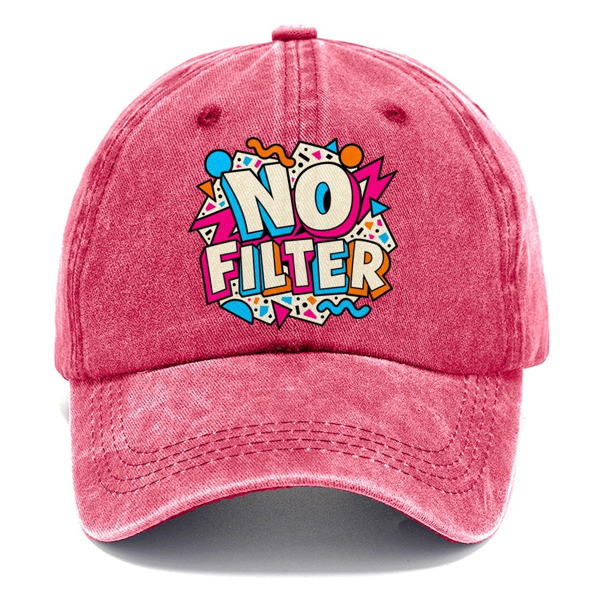 No Filter Crazy Styles Classic Cap – Pomegranate Blush