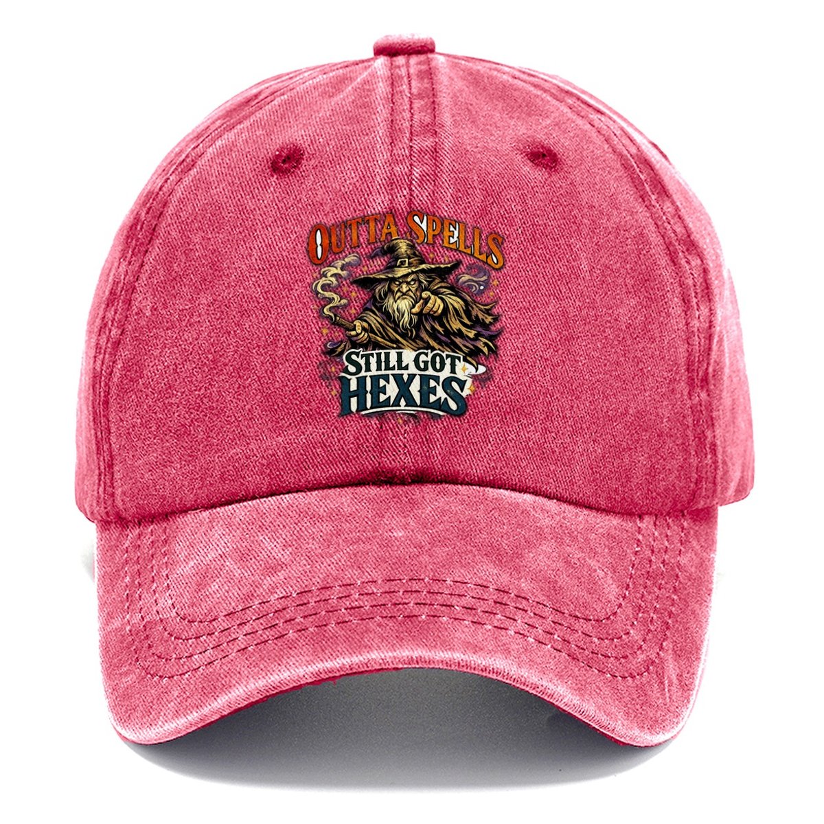 Outta Spells Still Got Hexes Classic Cap – Pomegranate Blush