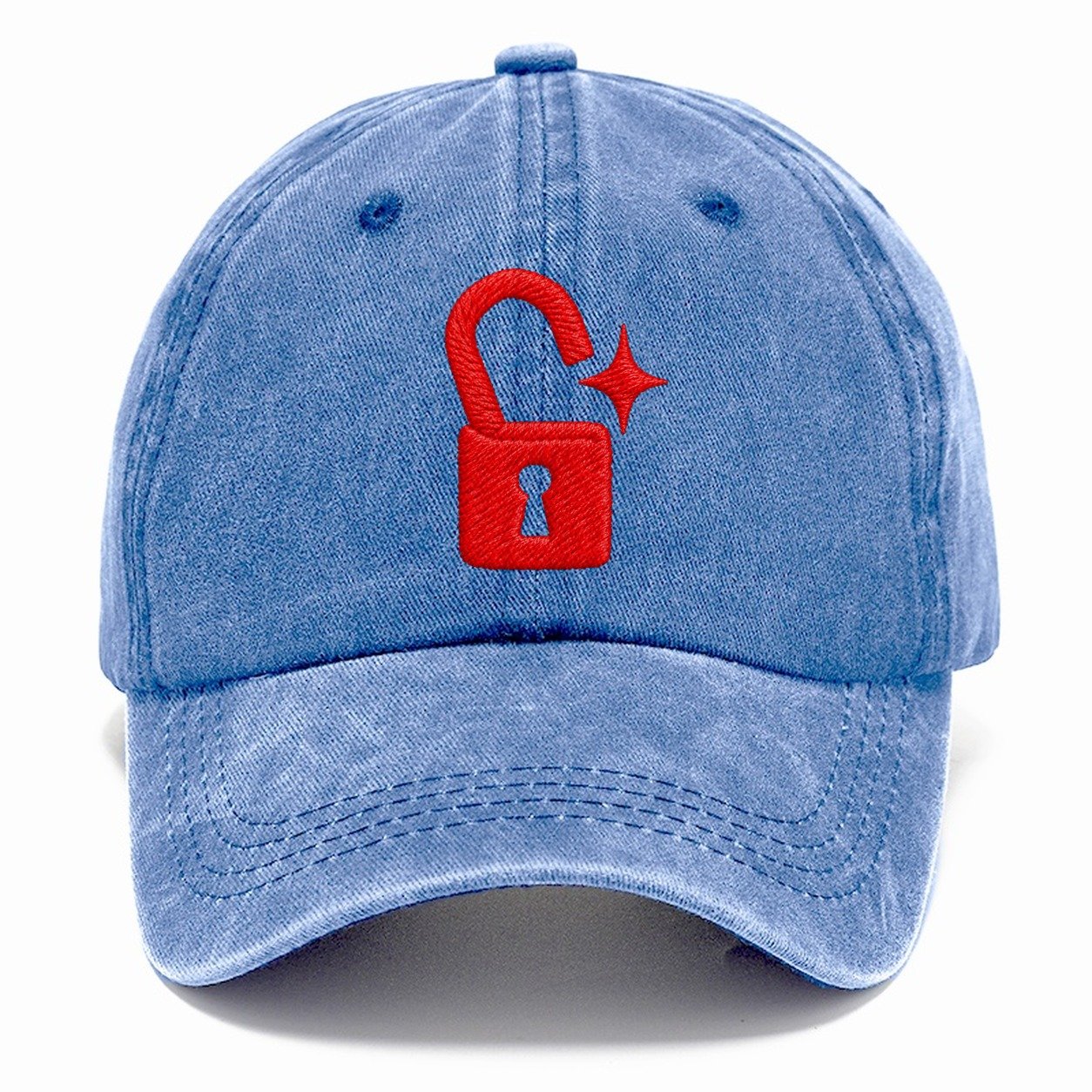 Open Padlock Spark Micro Motion Mark Classic Cap – Summer Sky