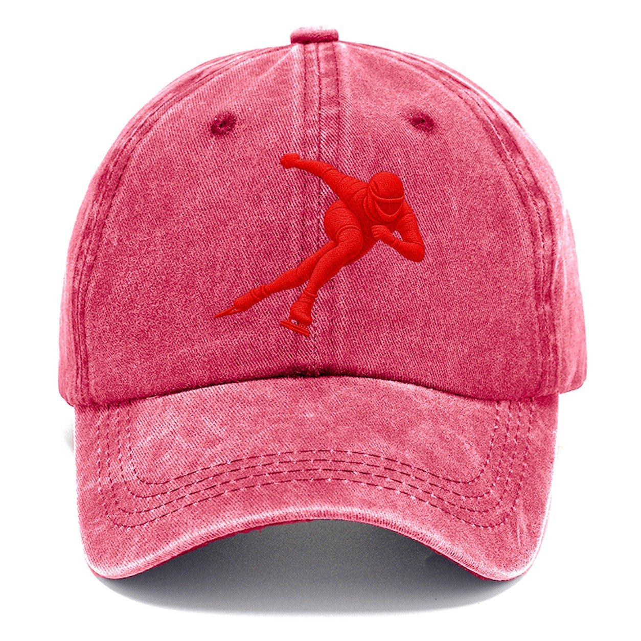 Speed Skater Corner Lean Micro Motion Mark Classic Cap – Pomegranate Blush