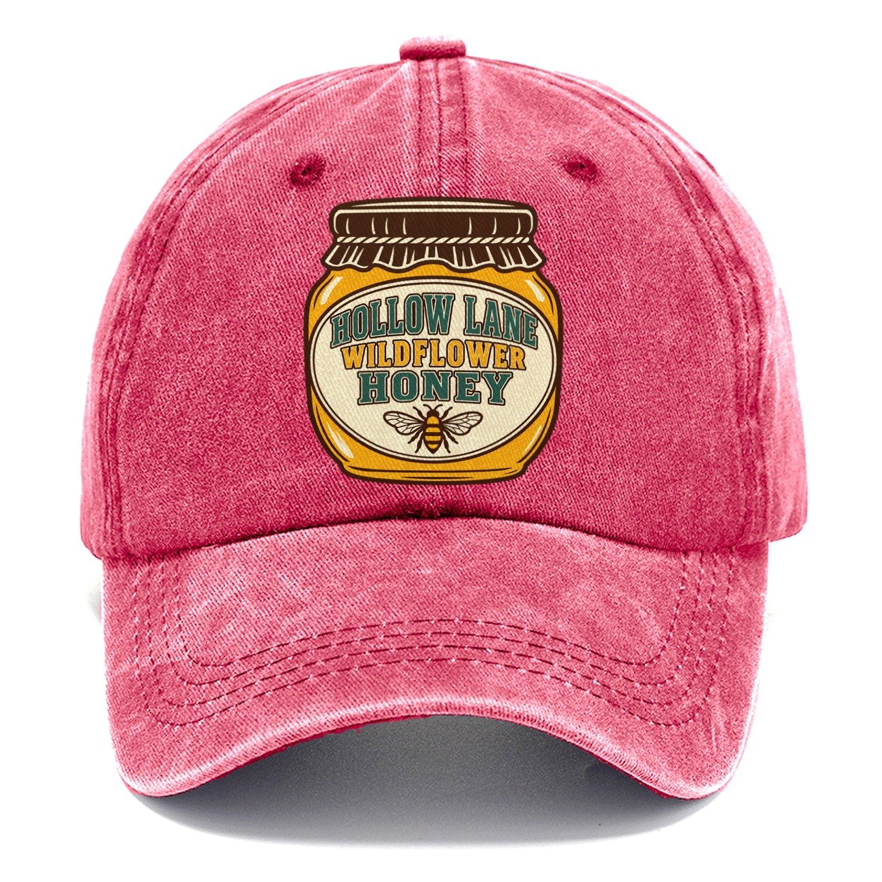 Hollow Lane Label Beekeeping Classic Cap – Pomegranate Blush