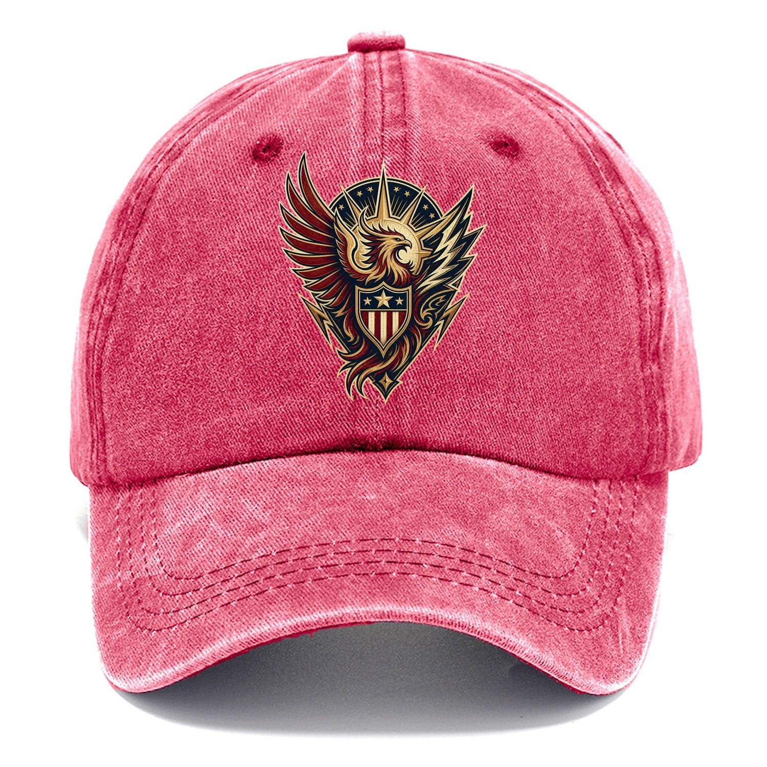 Eagle Emblem V2 Classic Cap – Pomegranate Blush