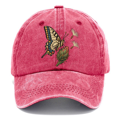 Swallowtail Thistle Rest Gentle Wild Classic Cap – Pomegranate Blush