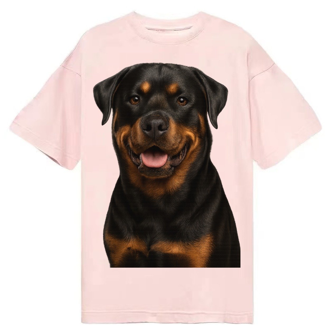 Rottweiler Powerful Guardian Classic T-shirt – Pink