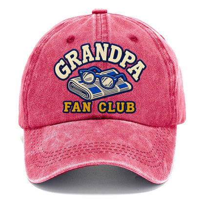Grandpa Fan Club Classic Cap – Pomegranate Blush