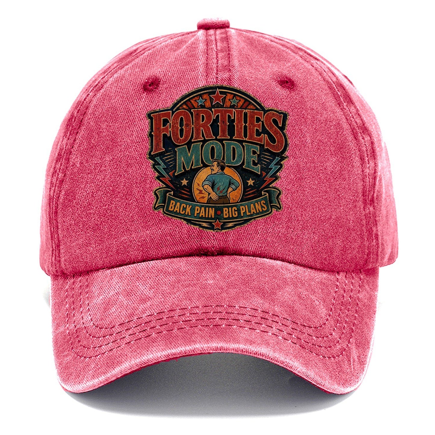 Forties Mode Back Pain Big Plans Classic Cap – Pomegranate Blush
