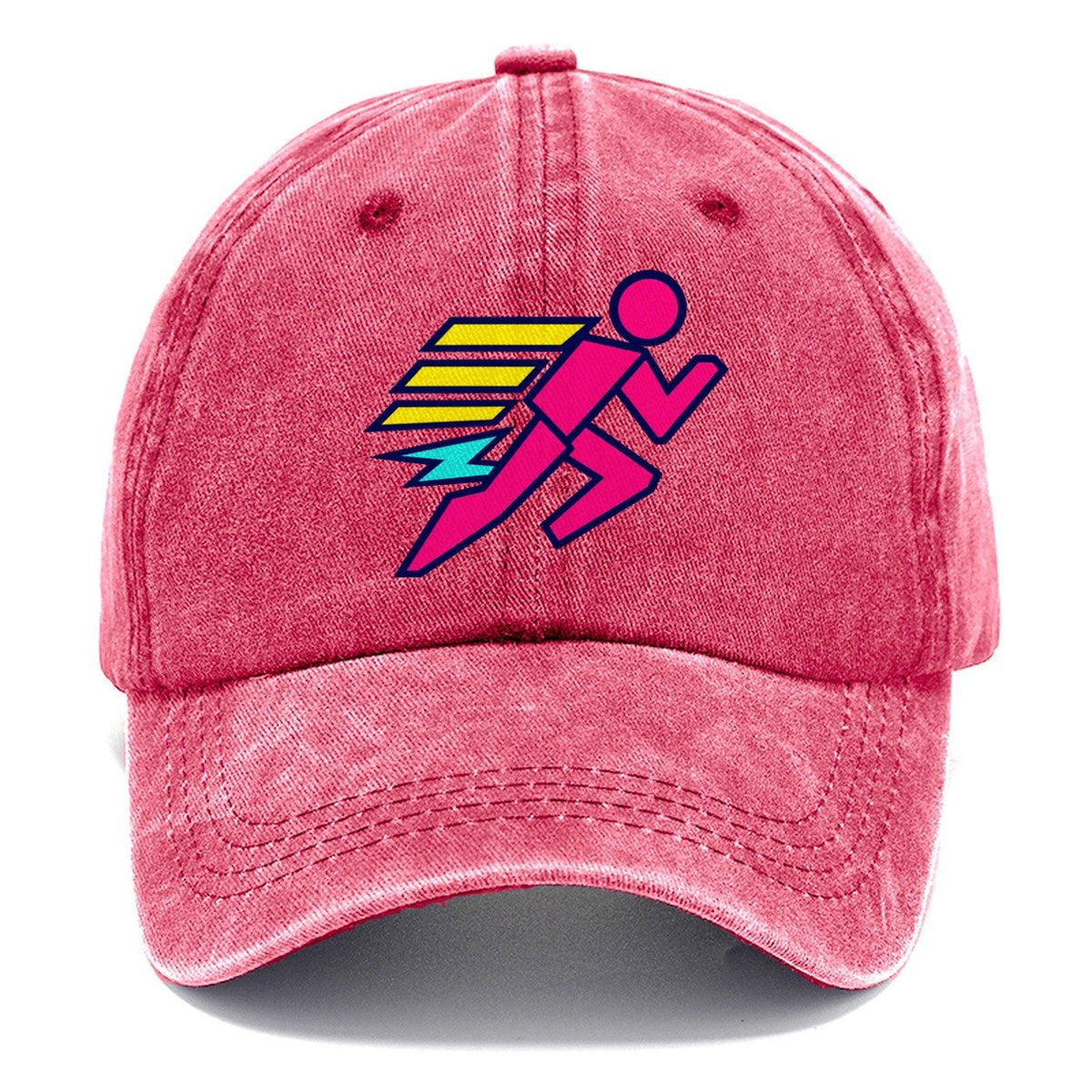 Slab Runner Splash 90S Running Clubs Classic Cap – Pomegranate Blush