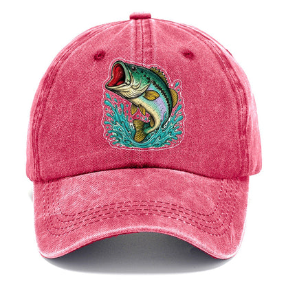 Fish Splash Classic Cap – Pomegranate Blush