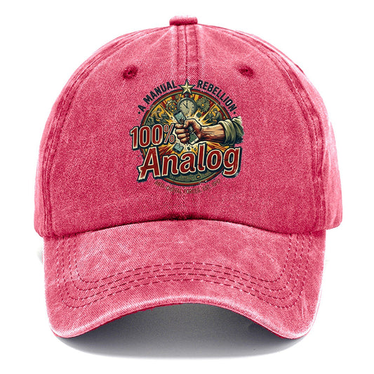100 Percent Analog Classic Cap – Pomegranate Blush