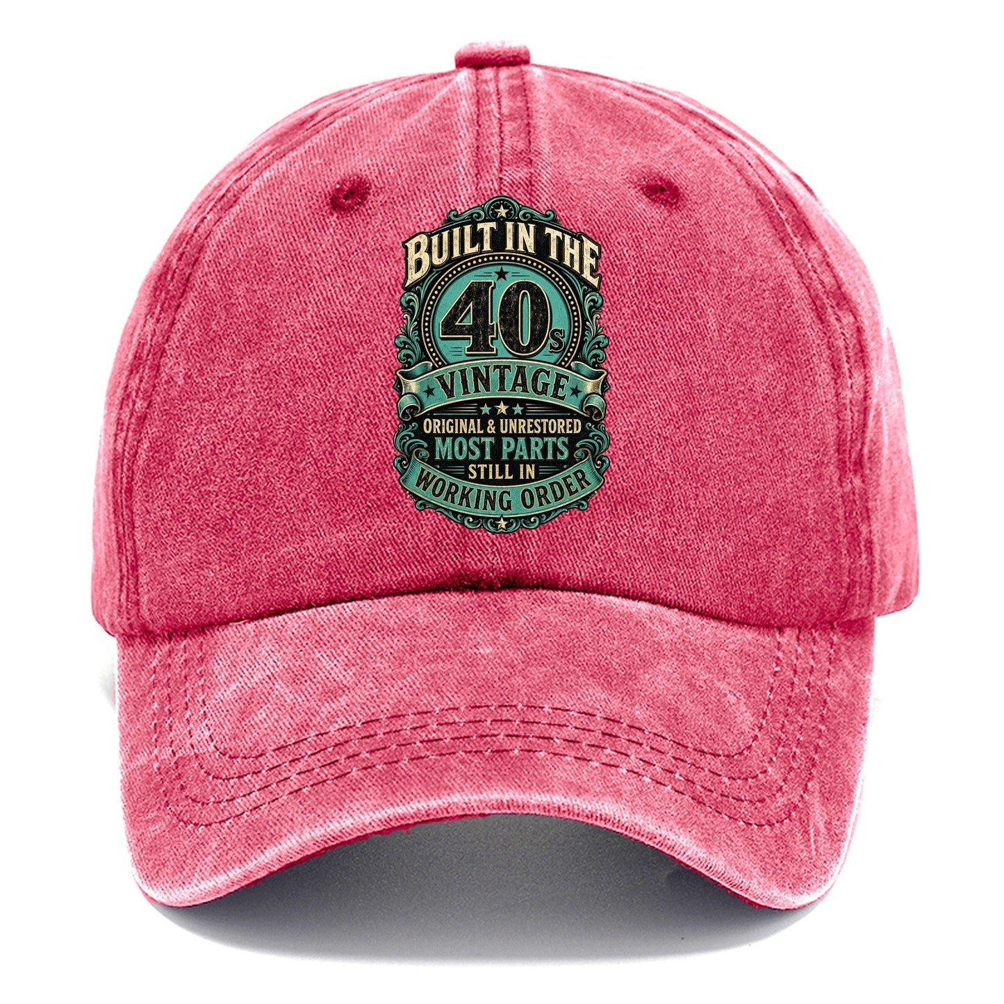 Built In The 40s Vintage Working Order Classic Cap – Pomegranate Blush