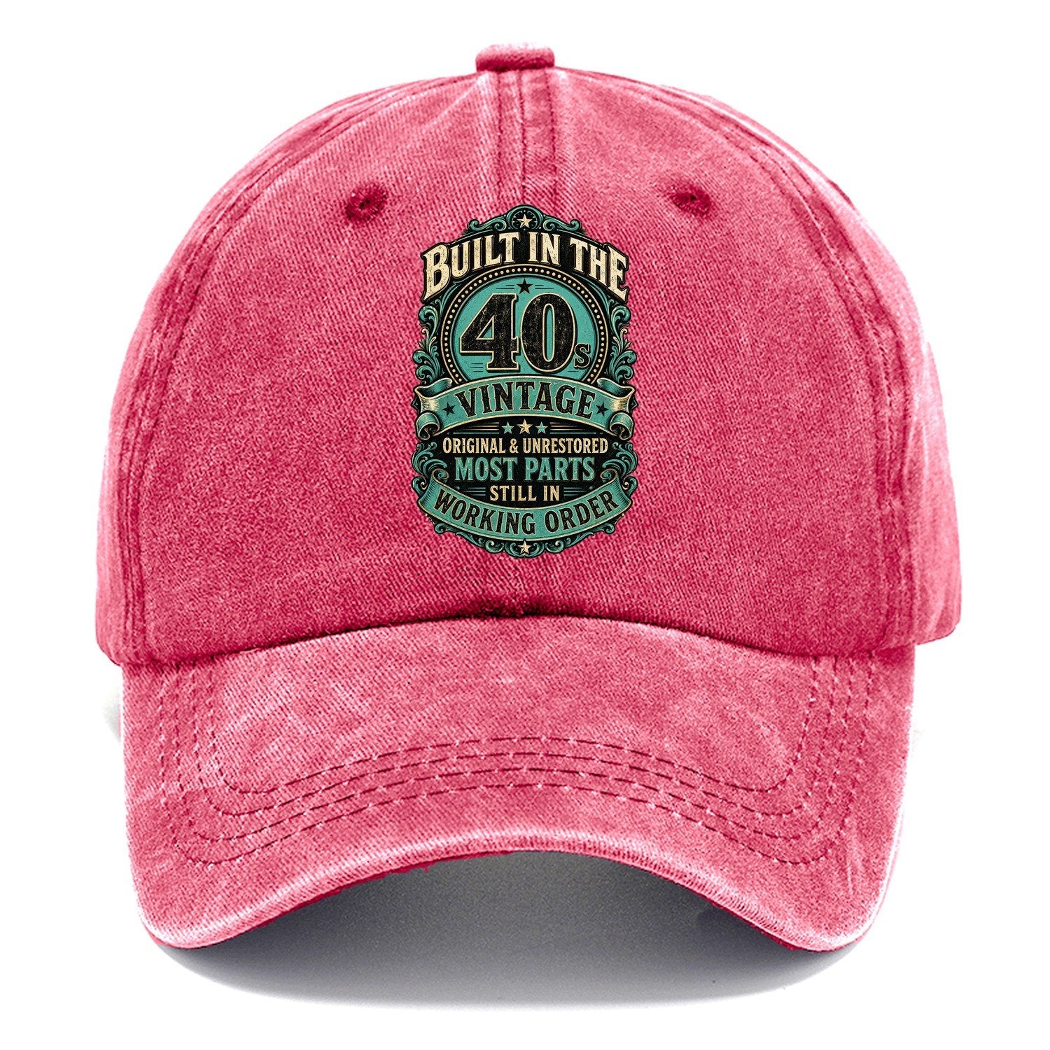 Built In The 40s Vintage Working Order Classic Cap – Pomegranate Blush