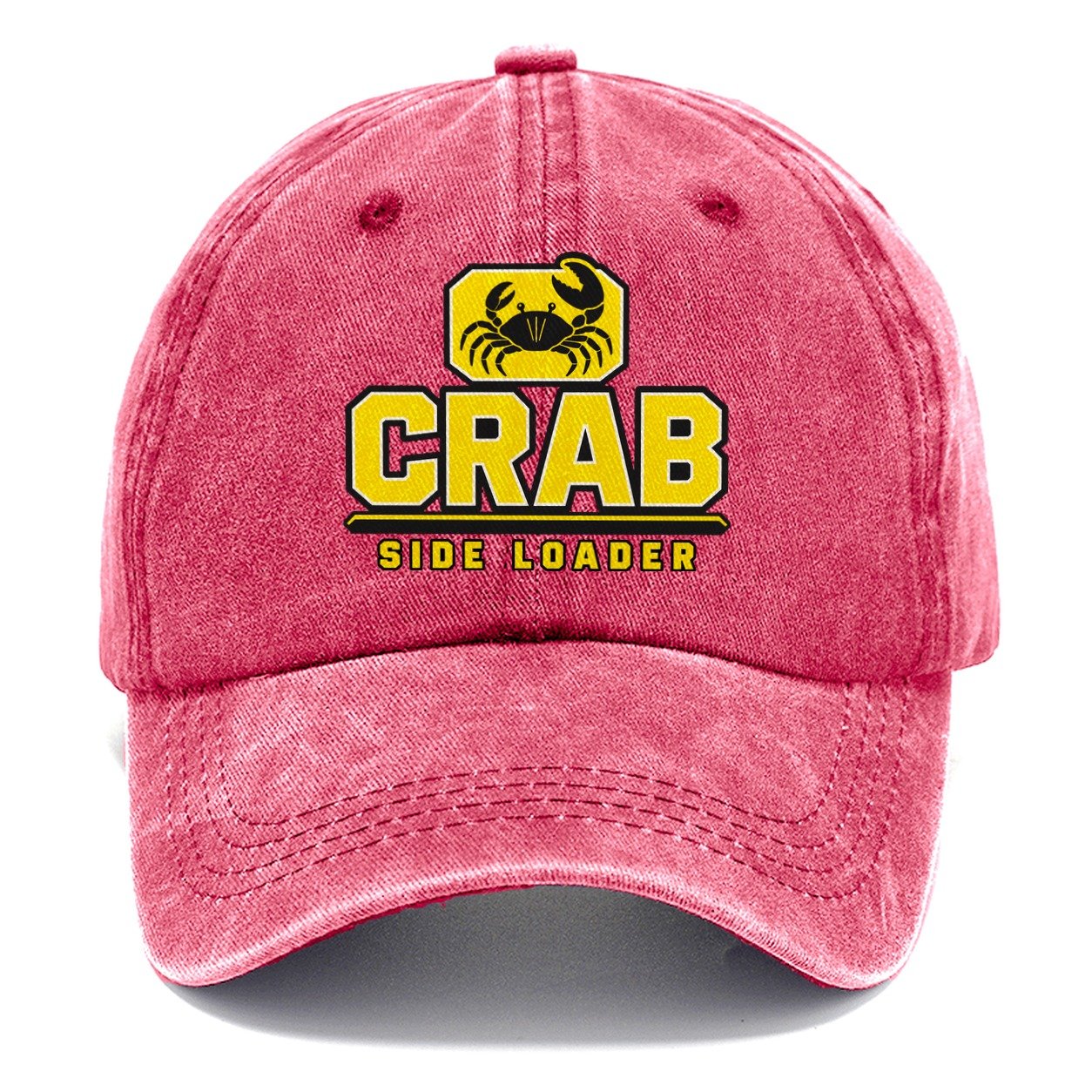 Crab Side Loader Heavy Duty Classic Cap – Pomegranate Blush