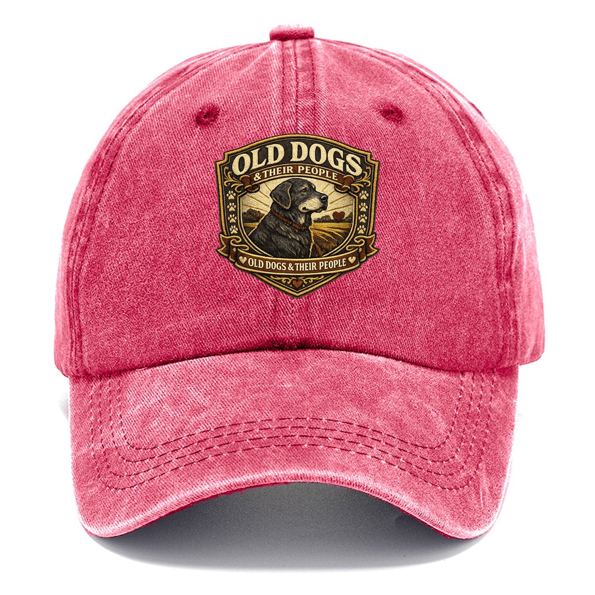 Old Dog Club Classic Cap – Pomegranate Blush
