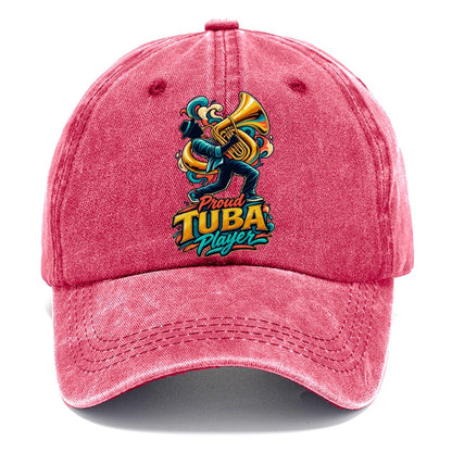 Proud Tuba Player Music Instruments Classic Cap – Pomegranate Blush