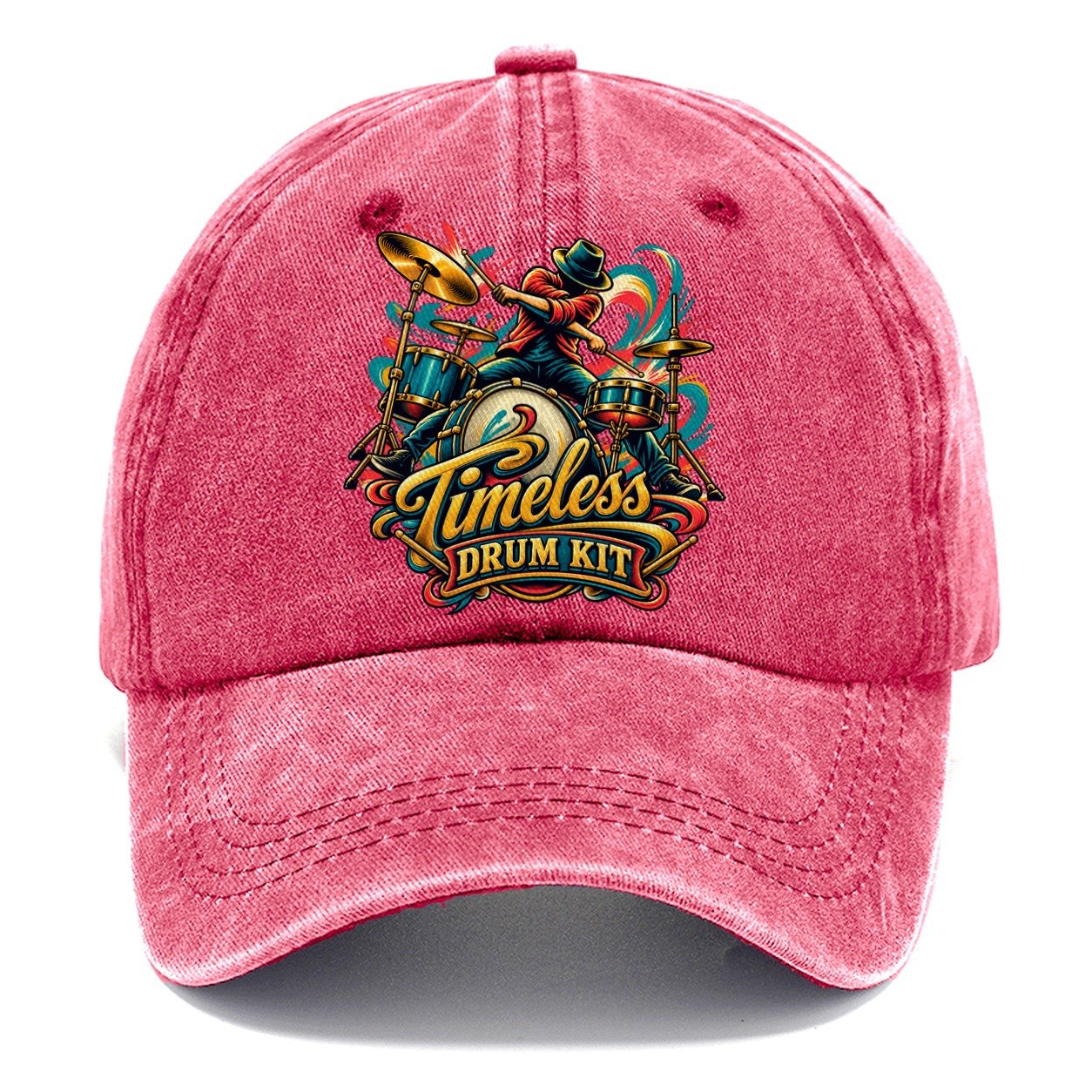 Timeless Drum Kit Music Instruments Classic Cap – Pomegranate Blush