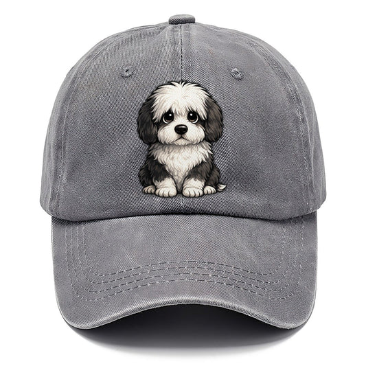 Old English Sheepdog Sitting Sweetheart Classic Cap – Urban Haze