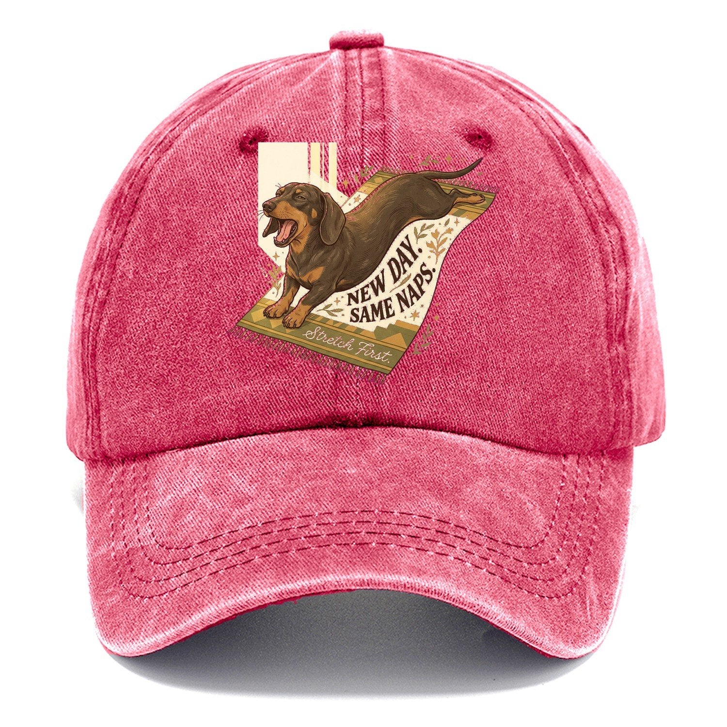 New Day Same Naps Classic Cap – Pomegranate Blush