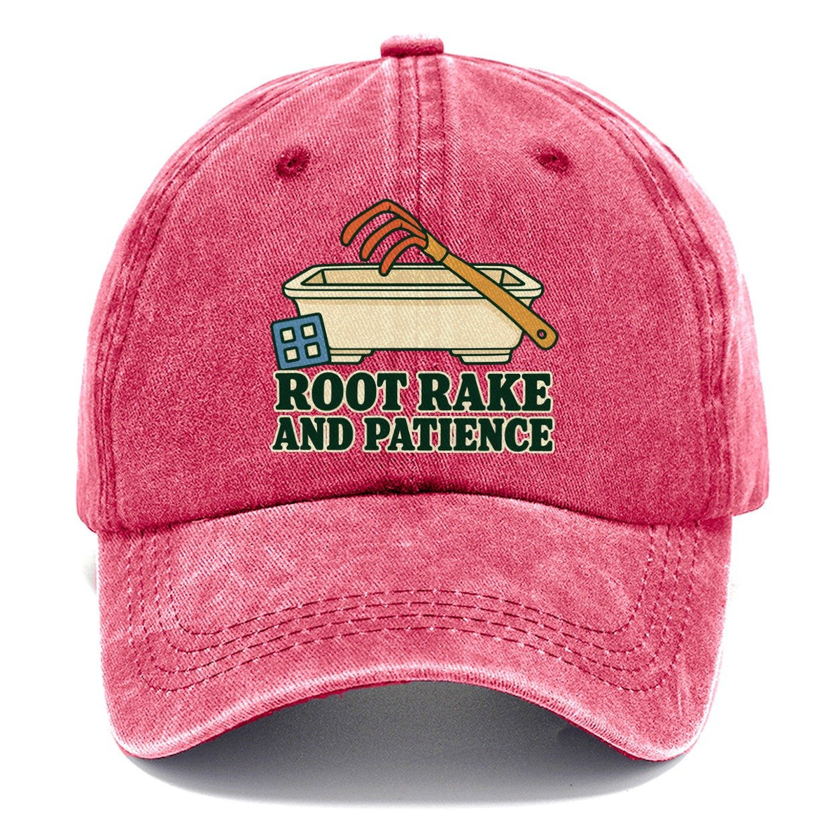Root Rake And Patience Bonsai Classic Cap – Pomegranate Blush