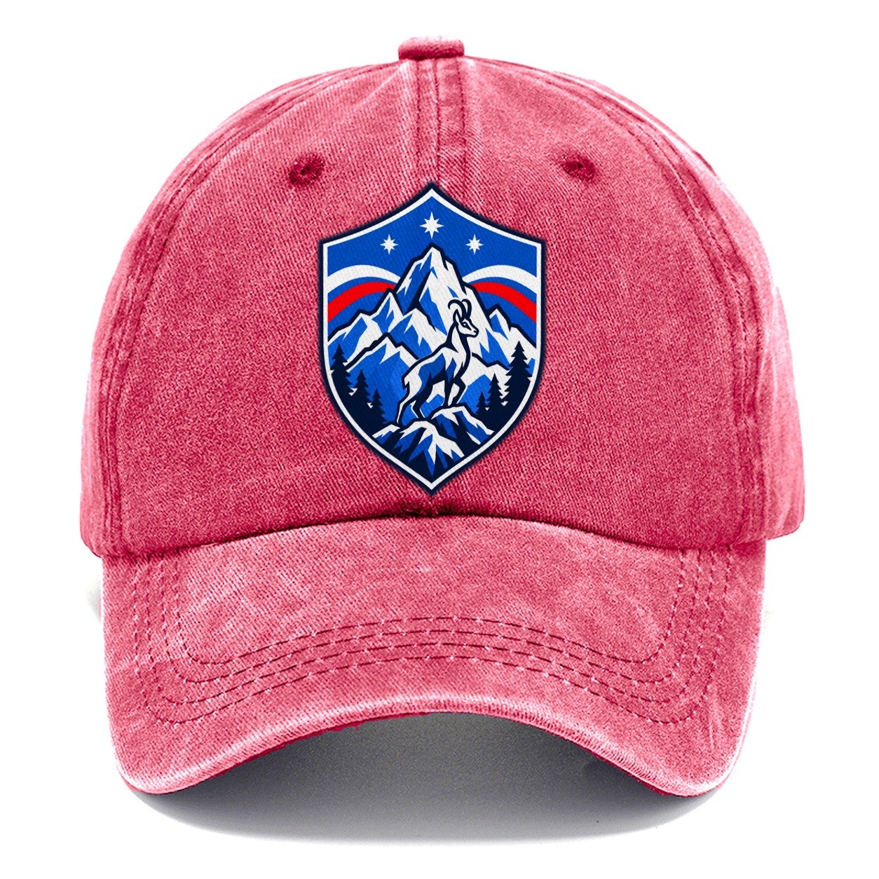 Slovenia Minimal Emblem Country Logos Classic Cap – Pomegranate Blush