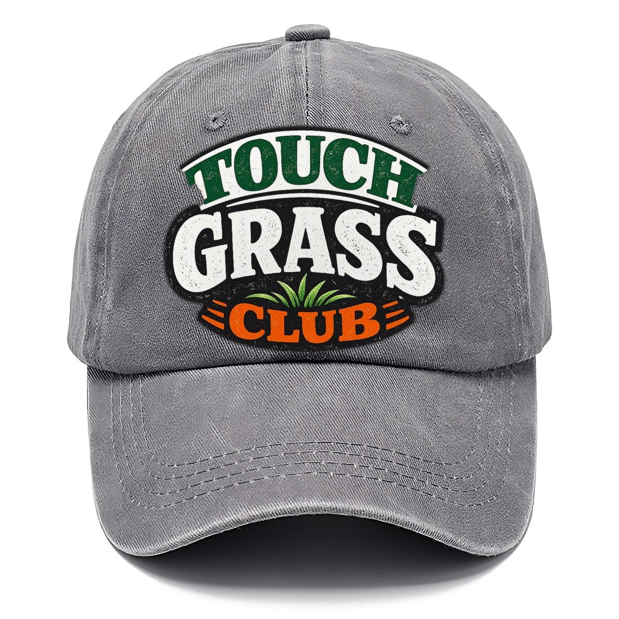 Touch Grass Club Classic Cap – Urban Haze