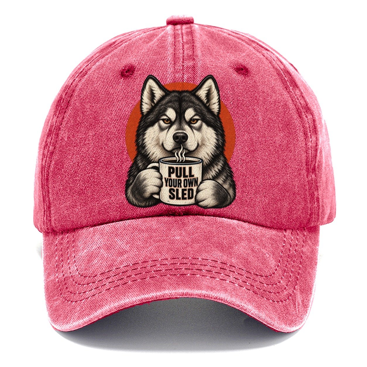 Alaskan Malamute Mug Truths Dog Mug Truths Classic Cap – Pomegranate Blush