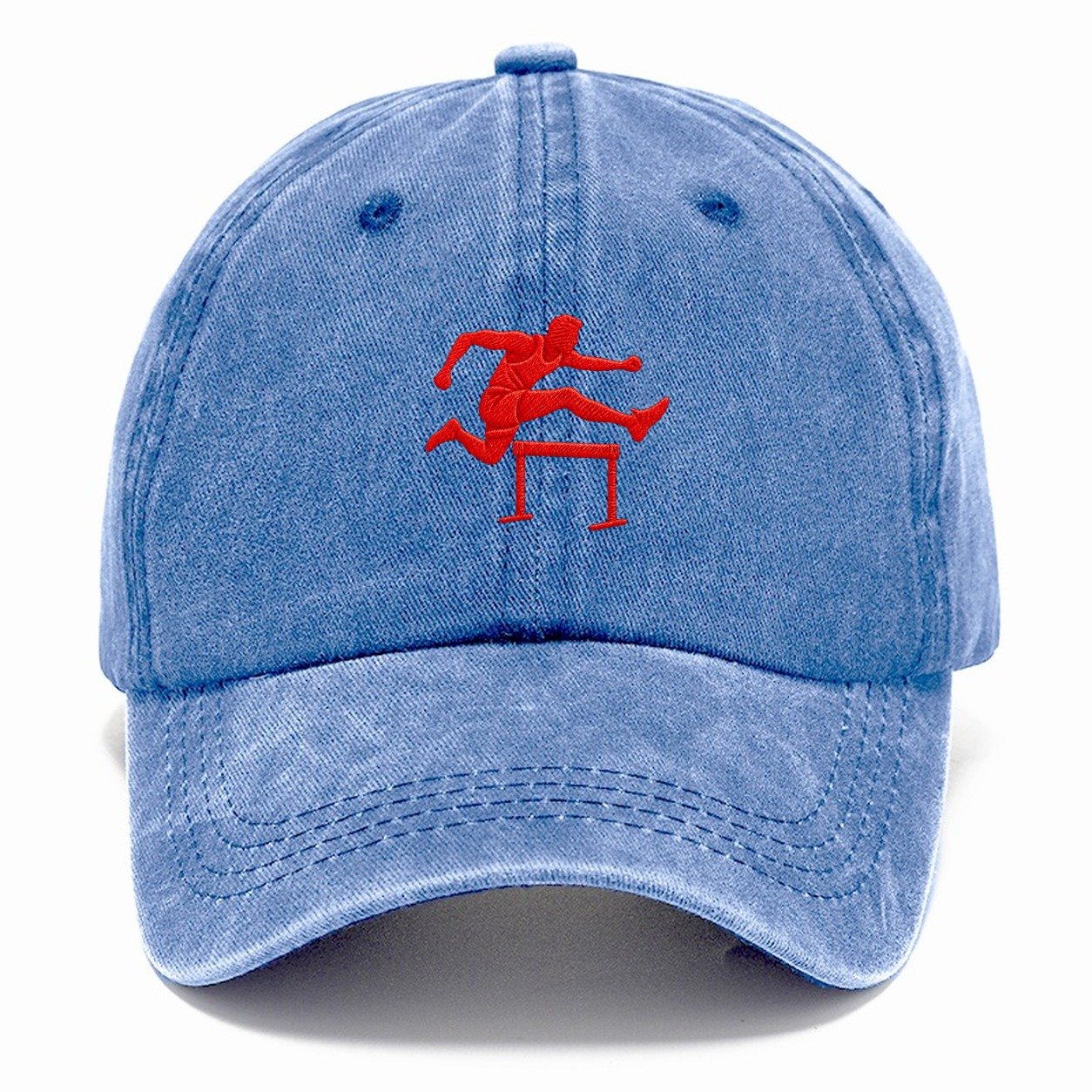 Hurdler Trail Leg Cut Micro Motion Mark Classic Cap – Summer Sky