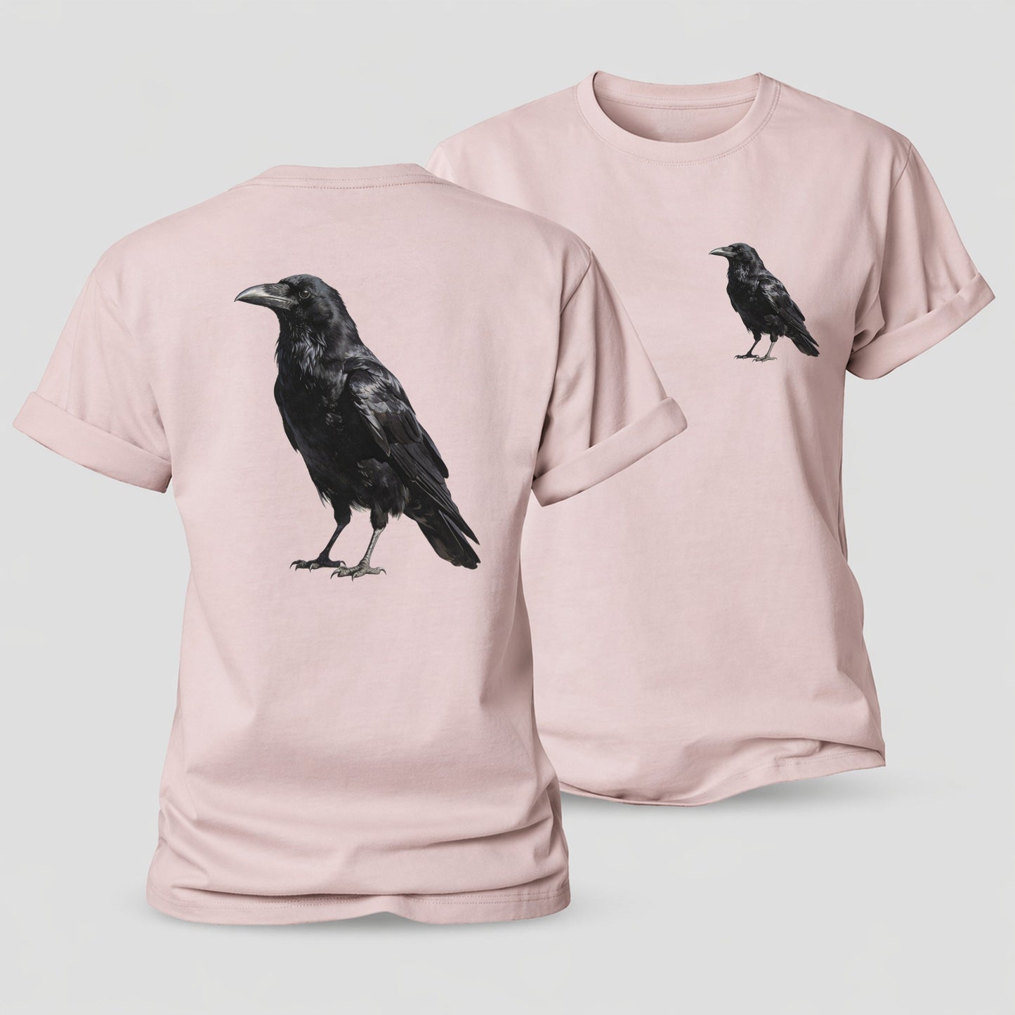 Raven Women's Cotton T-Shirt – Pink