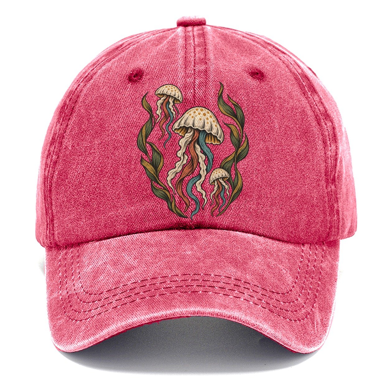 Jellyfish Kelp Lanterns Gentle Wild Classic Cap – Pomegranate Blush