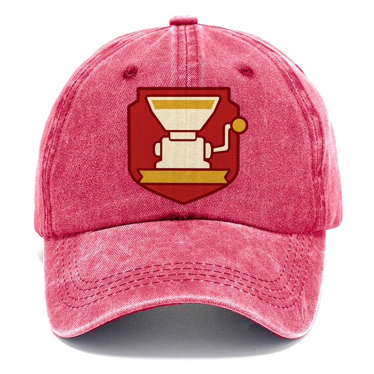 Grain Mill Crest Classic Cap – Pomegranate Blush