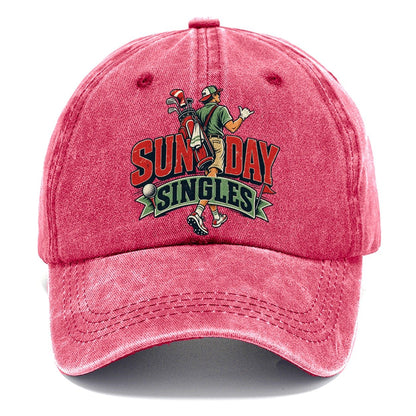 Sunday Singles Golf Life Classic Cap – Pomegranate Blush