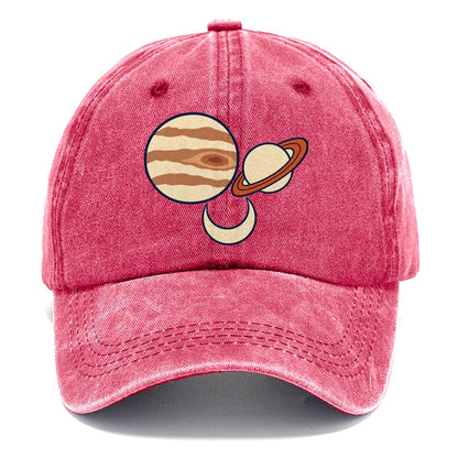 Conjunction Of Two Astronomy And Stargazing Classic Cap – Pomegranate Blush