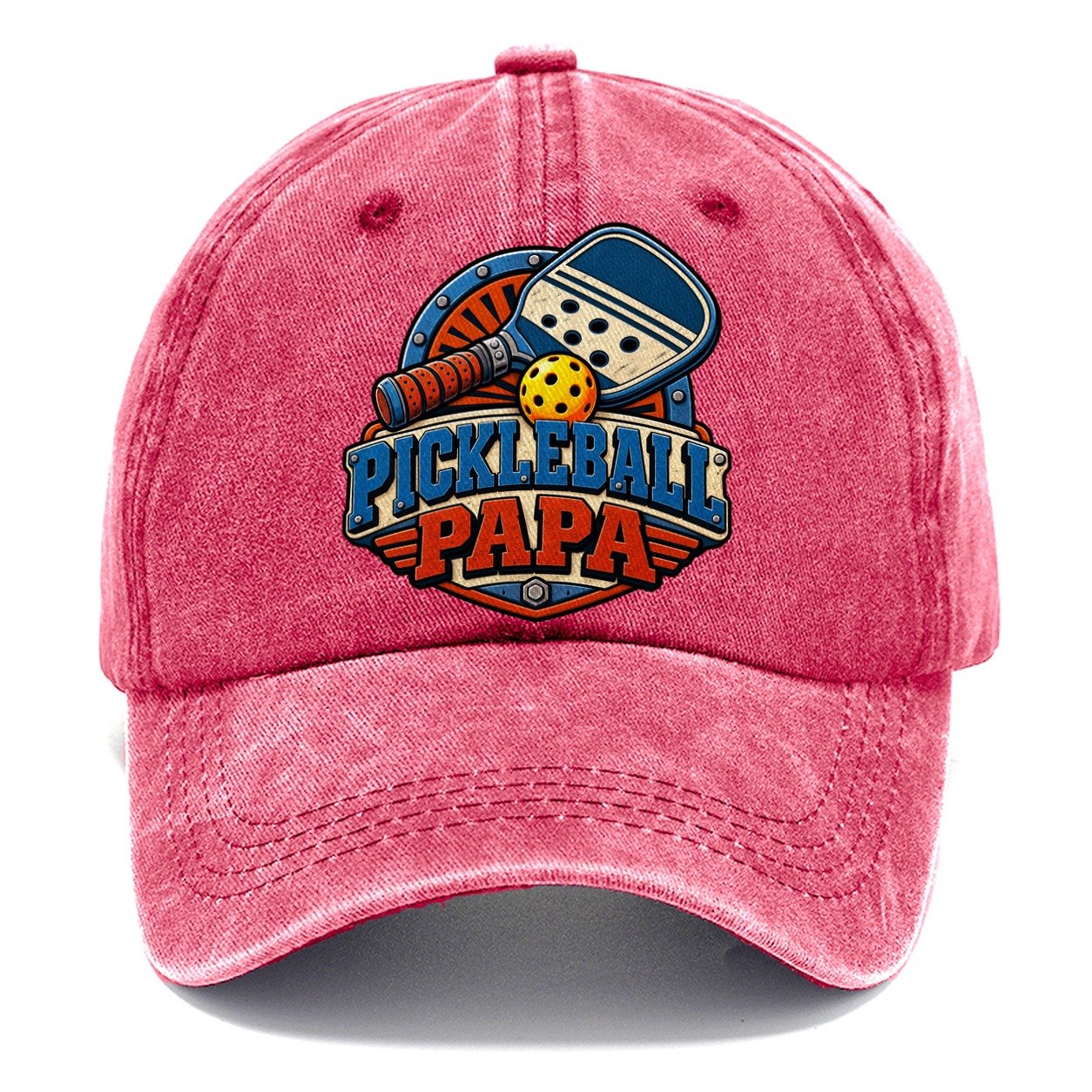 Pickleball Papa Pickleball Life Classic Cap – Pomegranate Blush