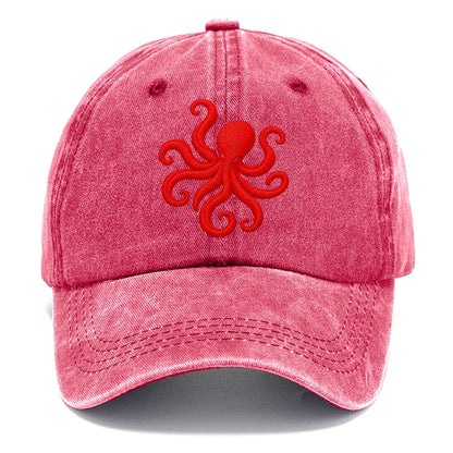 Octopus Spiral Reach Micro Motion Mark Classic Cap – Pomegranate Blush